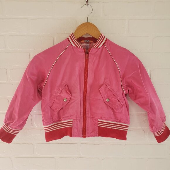 Vintage Oilily Bibie Satin Bomber Jacket Kids Size 116 / 6y - Picture 5 of 11